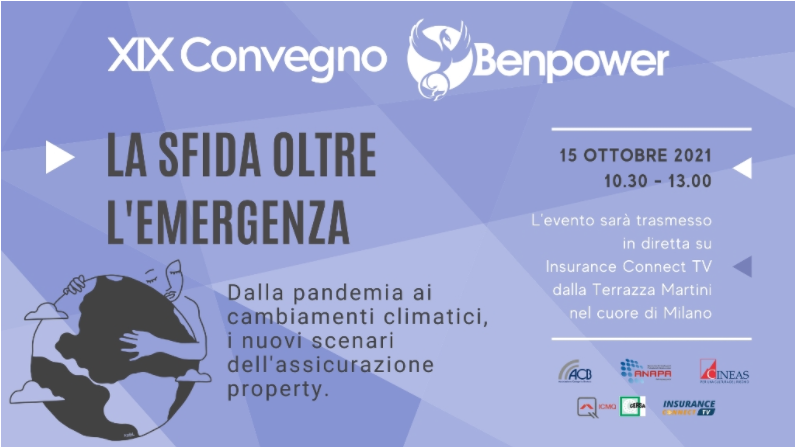 LA SFIDA OLTRE L&rsquo;EMERGENZA. Convegno Benpower 15.10.2021